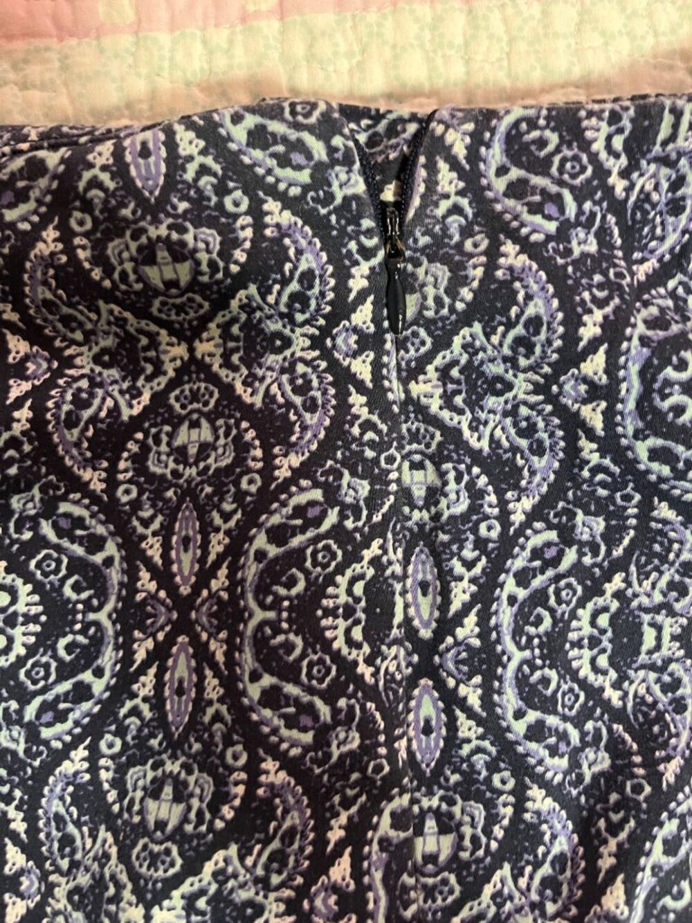Charter Club Womens Classic Fit Printed Ankle Pants Size 8 Cotton/Nylon Blend - Picture 4 of 6